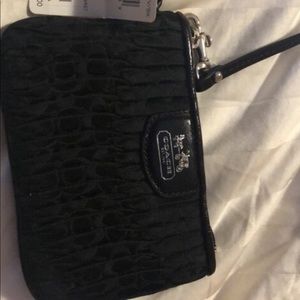 Small coach wristlet
